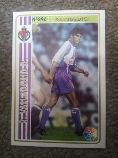 94-95 Valladolid Card - Miodrag Belodedici