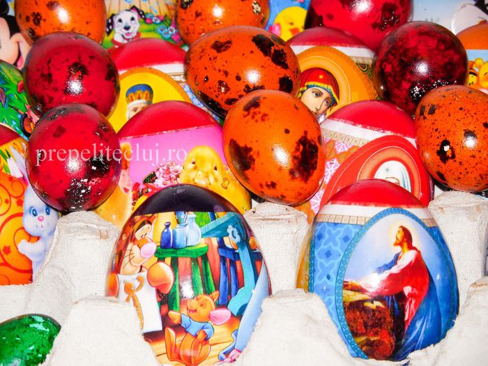 Ouă de prepeliţă vopsite pentru Paşti 20