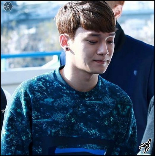 140405 Chen @ Gimpo Airport and Beijing Airport.16 - exo - 140405 Chen - Gimpo Airport and Beijing Airport