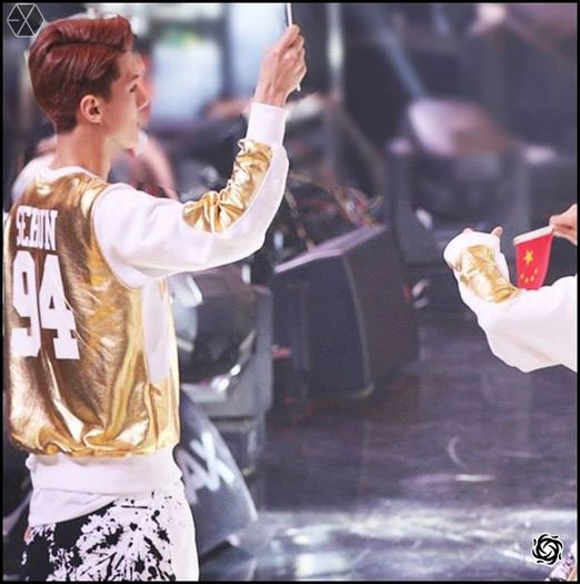 140406 Sehun @ Peace & Love & Friendship Charity Concert.53