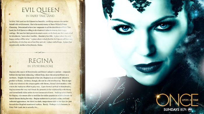 once-upon-a-time-season-1-evil-queen-regina-wallpaper - Once Upon a Time