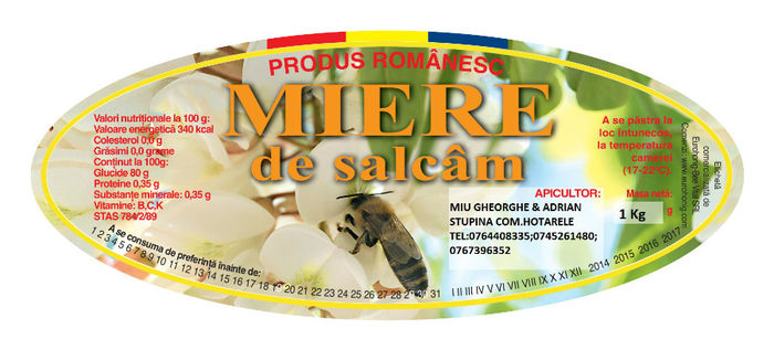 miere salcam