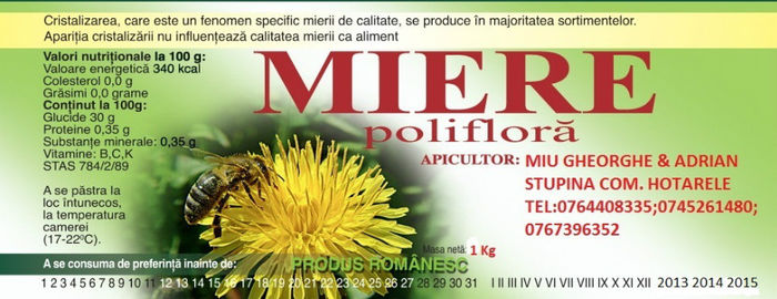 miere poliflora (2) - Albine - MIERE