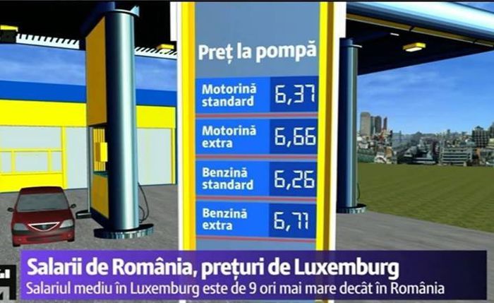 PRETUL BENZINEI DIN O1 APRILIE 2014.