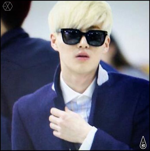 140410 Suho @ Gimpo & Haneda Airport.13 - exo - 140410 Suho - Gimpo and Haneda Airport