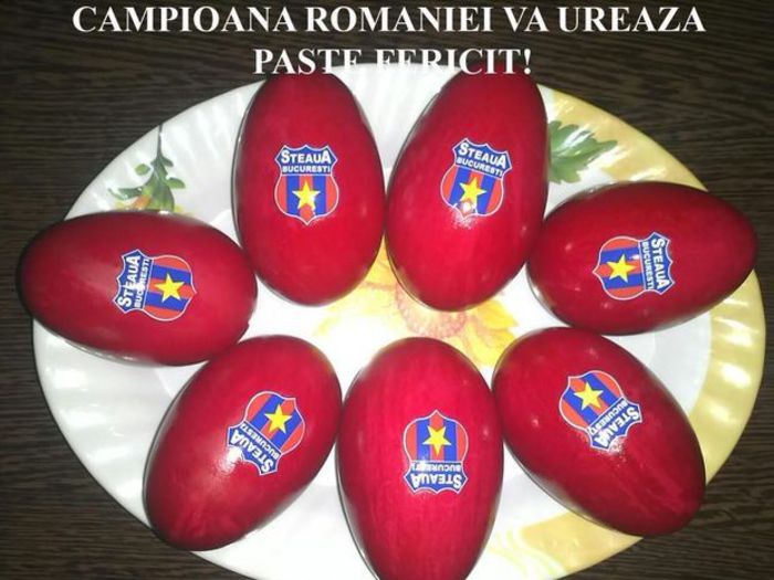 PASTE FERICIT CU STEAUA