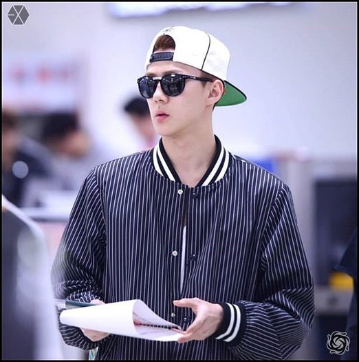 140410 Sehun @ Gimpo Airport - Haneda Airport.06