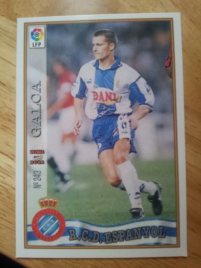 97-98 Espanyol Card - Constantin Galca
