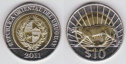 10 pesos, 2011, 1381