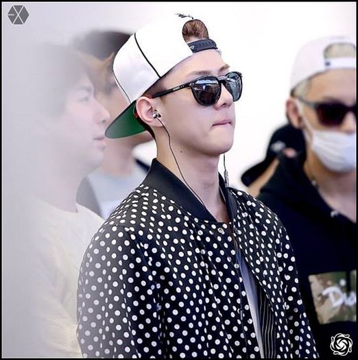 140414 Sehun @ Haneda Airport - Gimpo Airport.44 - exo - 140414 Sehun - Haneda Airport - Gimpo Airport