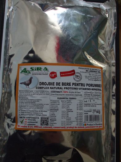 DROJDIE DE BERE 1 KG - 22 RON - DROJDIE DE BERE PENTRU PORUMBEI 1 KG - 22 RON