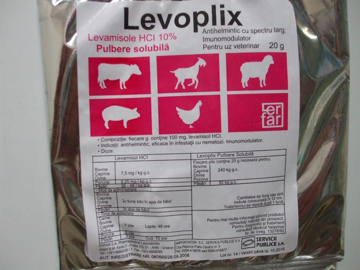 LEVOPLIX 20 G - 4,5 RON - LEVOPLIX 20 G - 4 RON SI 50 DE BANI