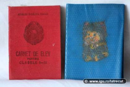 carnet elev - Amintiri dinainte de 1989-1