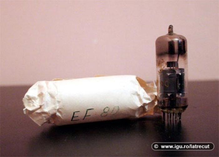 lampa ef80 pt TV - Amintiri dinainte de 1989-1