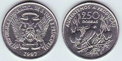 250 dobras, 1997, FAO, 1401 - Africa