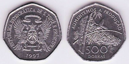500 dobras, 1997, FAO, 1402 - Africa