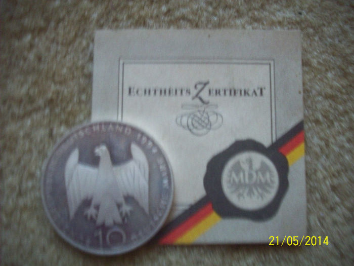 100_6133; 10 marci argint 1994
