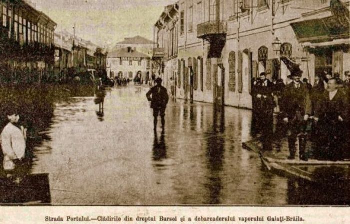 Galatz-1iulie1897-inundatiile - Romania veche