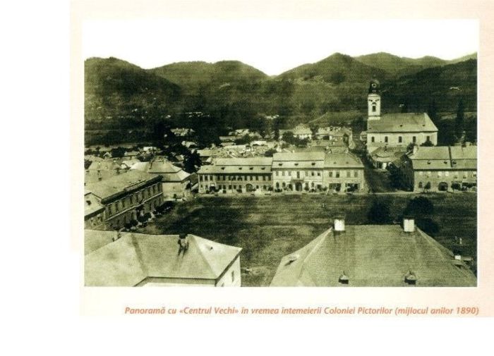 1890; panorama-cu-centrul-vechi-in-vremea-intemeierii-coloniei-pictorilor
