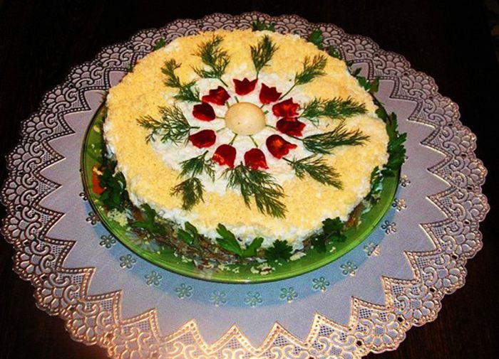 salata"ficat sub o haina de blana"