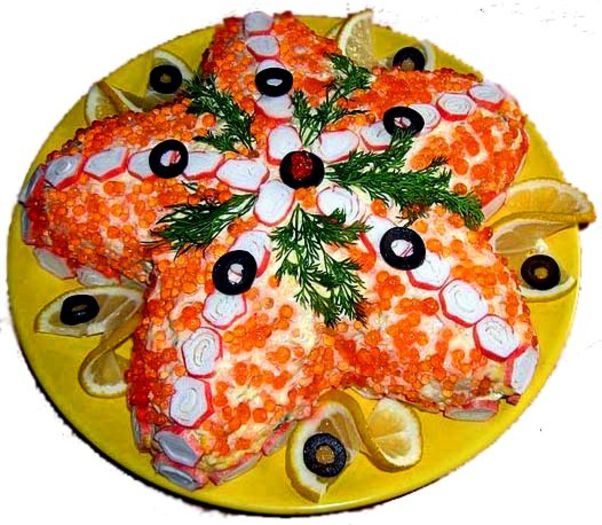 salata "stea de mare"