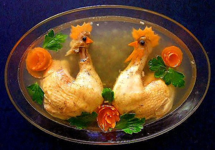 pui in aspic