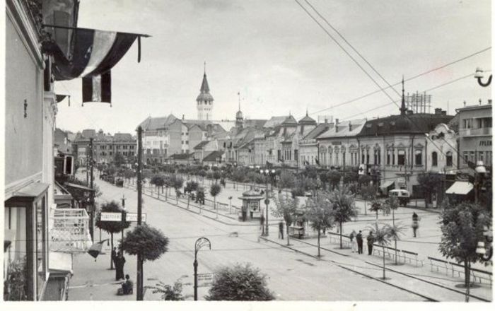 centrul orasului1950 (1) - Orasul de altadata