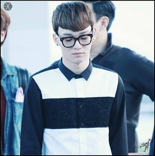 140501 Jong Dae - Chen @ EXO-M Incheon Airport LA.02 - exo - 140501 Chen - EXO-M Incheon Airport LA