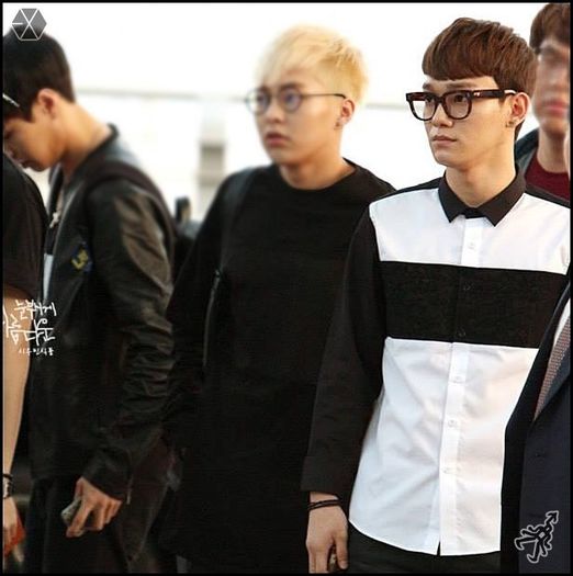 140501 Jong Dae - Chen @ EXO-M Incheon Airport LA.07 - exo - 140501 Chen - EXO-M Incheon Airport LA