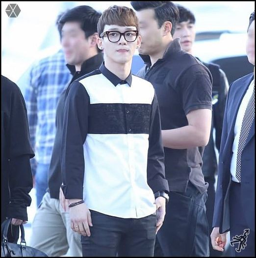 140501 Jong Dae - Chen @ EXO-M Incheon Airport LA.14 - exo - 140501 Chen - EXO-M Incheon Airport LA