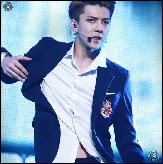 140415 Sehun @ EXO Comeback Showcase.002 - exo - 140415 Sehun - EXO Comeback Showcase