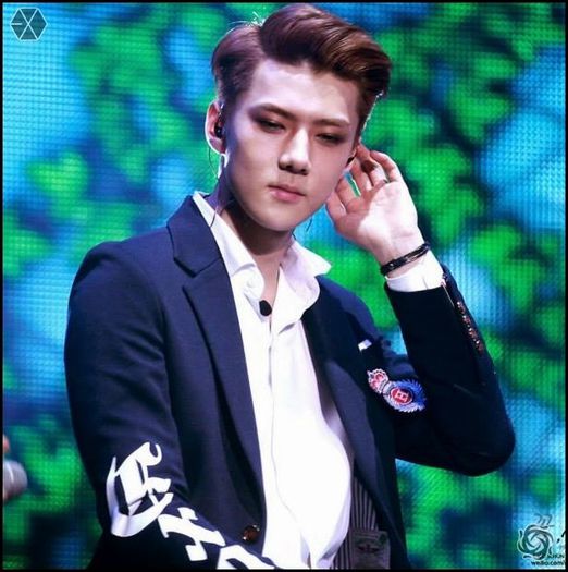 140415 Sehun @ EXO Comeback Showcase.020 - exo - 140415 Sehun - EXO Comeback Showcase