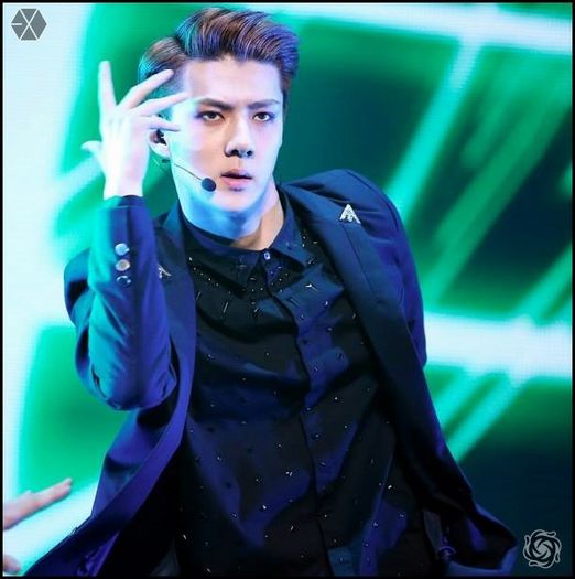 140415 Sehun @ EXO Comeback Showcase.024 - exo - 140415 Sehun - EXO Comeback Showcase