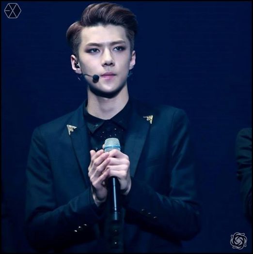 140415 Sehun @ EXO Comeback Showcase.040 - exo - 140415 Sehun - EXO Comeback Showcase