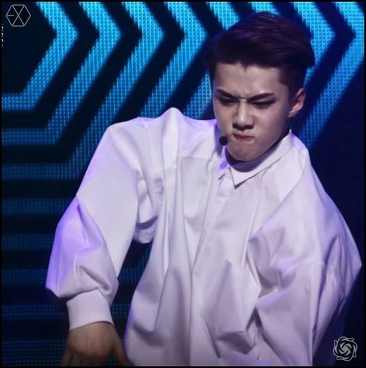 140415 Sehun @ EXO Comeback Showcase.084