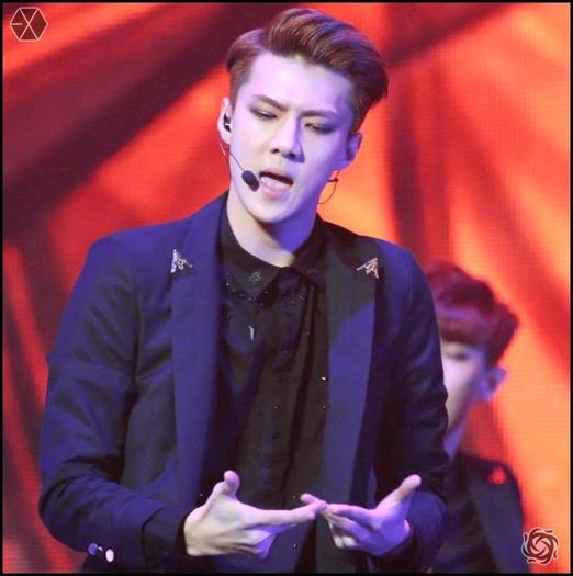 140415 Sehun @ EXO Comeback Showcase.086