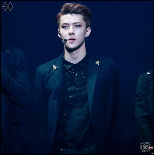 140415 Sehun @ EXO Comeback Showcase.091