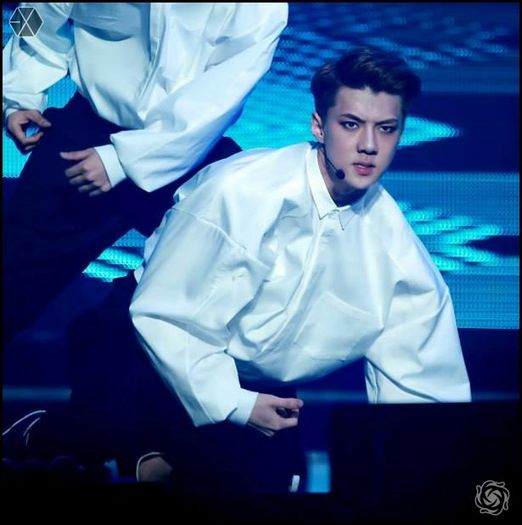 140415 Sehun @ EXO Comeback Showcase.098