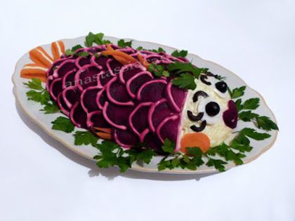 salata peste sub blana