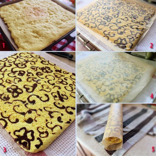 asamblare-blat-rulada - Platouri cu dulciuri