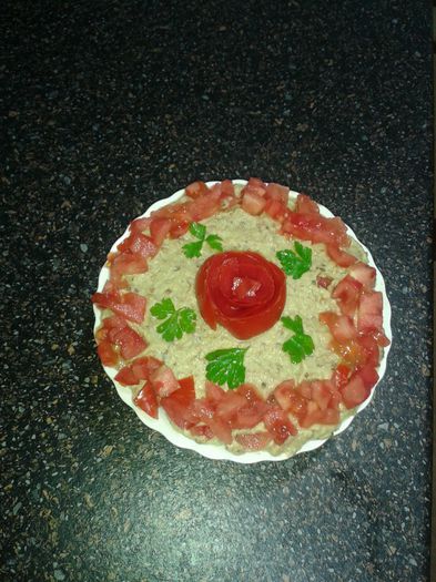 salata de vinete cu maioneza