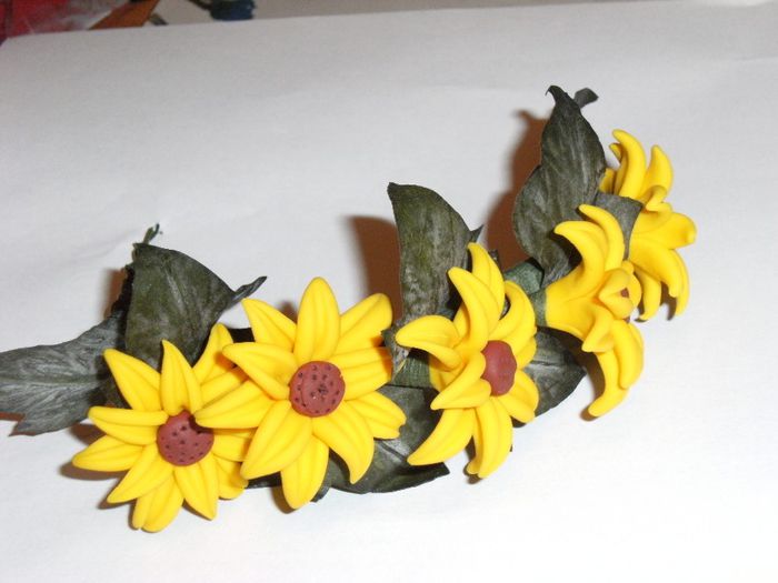 coronita floarea soarelui 010 - Buchete de flori