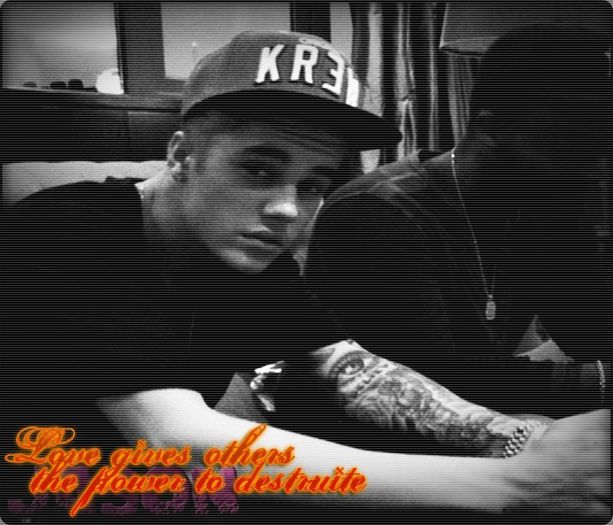 ; justin ; [se uita la ea ; se intoarce si pleaca] - 1st Chapter