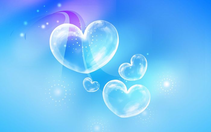 red-and-blue-heart-bubble-hd-100980