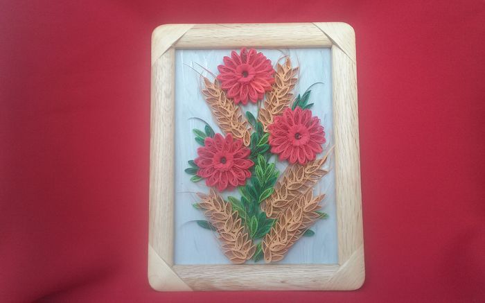 081 Tablou Quilling 18cm-23cm 40 lei