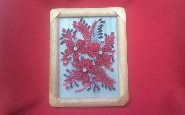 083 Tablou Quilling 18cm-23cm 40 lei