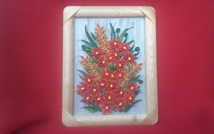 091 Tablou Quilling 18cm-23cm 40 lei