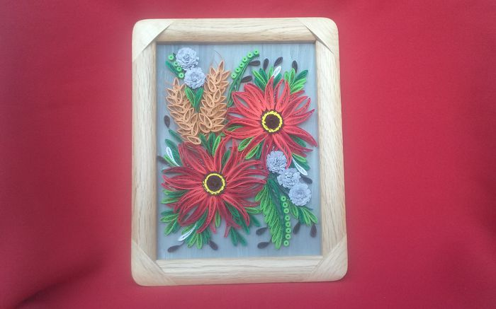 092 Tablou Quilling 18cm-23cm 40 lei