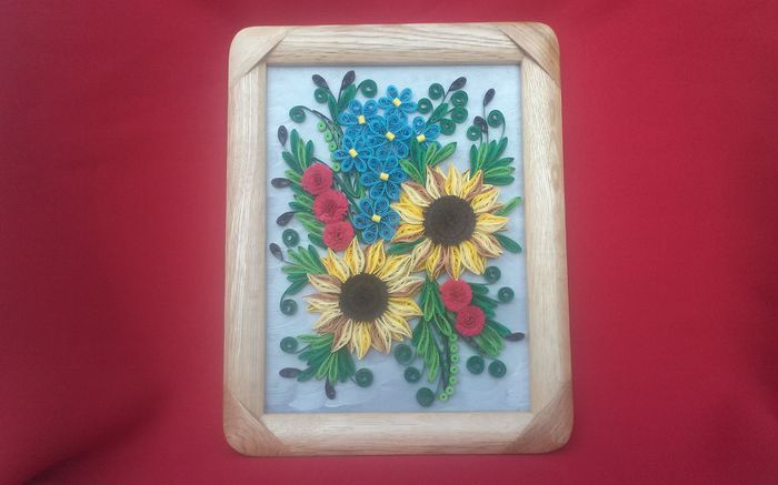 093 Tablou Quilling 18cm-23cm 40 lei