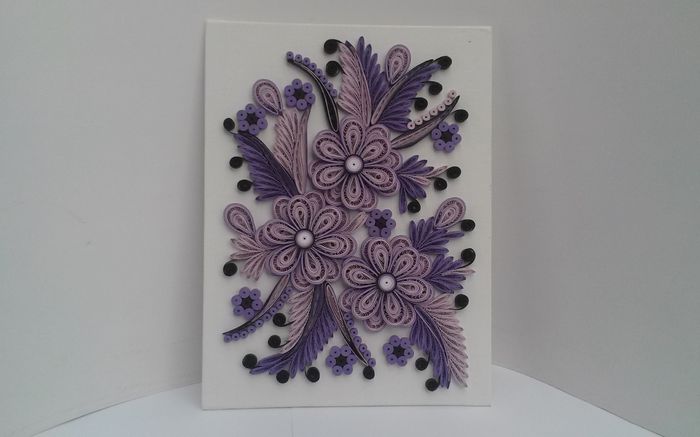 094 Tablou Quilling 15cm-20cm 50 lei